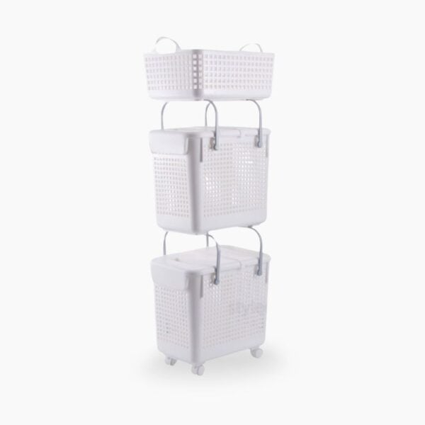 3-In-1 Stackable & Rollable Laundry Basket style degree