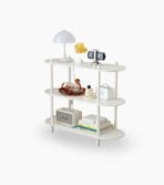 Chic White Rounded Display Shelf style degree