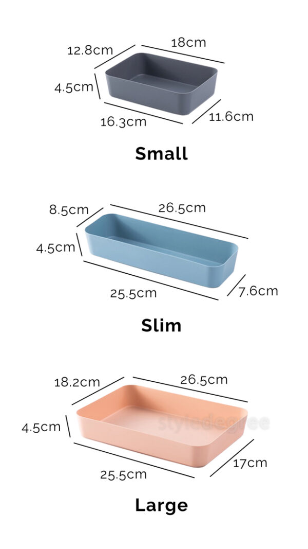 Coloured Storage Drawer Organizer Beautifully Organized Style Degree