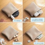 Leathery Self-Closing Mini Pouch Small Pouch Bag Mini Pouch Makeup Small Pouch For Purse Travel Essentials Style Degree Sg Singapore