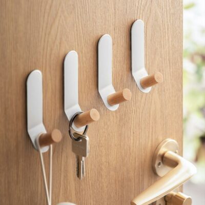 Scandinavian Slim Hanging Hook Modern Entryway Hooks Minimalist Wall Hooks Wall Hooks Without Drilling Style Degree Sg Singapore