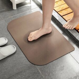 Soft-Touch Diatomite Absorbent Bath Mat Soft Non-Slip Mat Ultra Absorbent Diatomite Mat Anti Slip Bath Mats Bathroom Mats Bathroom Essentials Style Degree Sg Singapore