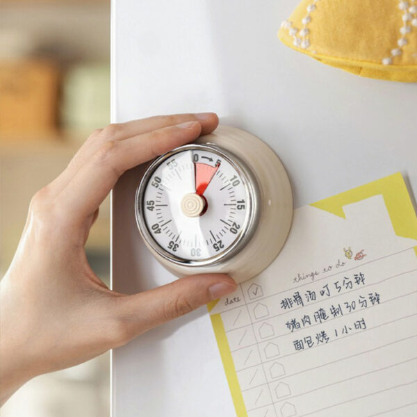 Retro Batteryless Magnetic Kitchen Timer Timer Countdown Vintage Kitchen Timer Magnetic Retro Kitchen Timer Clock Kitchen Cooking Essentials Style Degree Sg Singapore