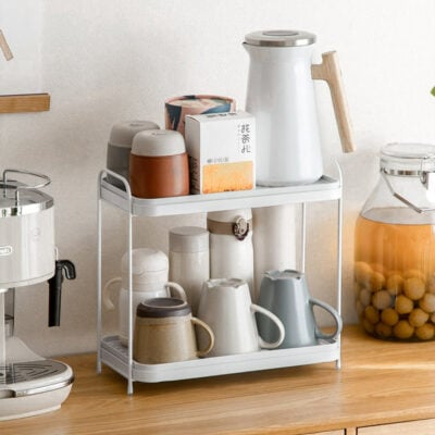 Double Layer Cups & Utensils Dryer Rack