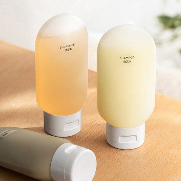 Easy Travel Tubes With Pouch (3pc Set) Travel Size Toiletries Refillable Squeeze Bottle Set Travel Containers For Shampoo Travel Essentials Style Degree Sg Singapore