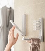 Hanger & Clips Foldable Wall Organizer Hanger Organizer Laundry Clips Organizer Laundry And Cleaning Accessories Style Degree Sg Singapore