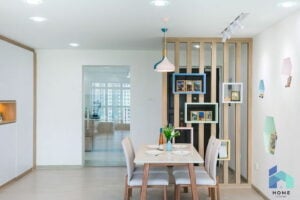 Wooden slats entryway partition, Entryway partition with wooden slats, Style Degree, Singapore, SG, StyleMag.
