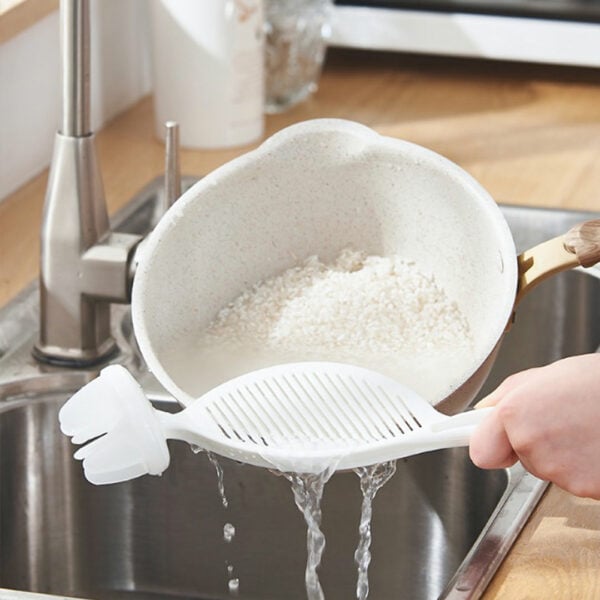 Hygienic Rice Washer & Strainer Rice Washing Spoon Multi Purpose Rice Washer Rice Strainer Spoon Style Degree Sg Singapore