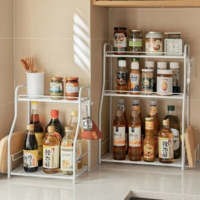 Toughly Kitchen Shelving Rack Kitchen Countertop Shelf Kitchen Storage Rack Kitchen Stand Tier Style Degree Sg Singapore