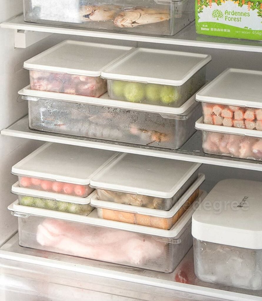 Stack & Store Fridge Container Spacesaving Food Storage Box