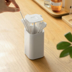 Press & Pop Cotton Bud Holder Storage Box Cotton Bud Swab Holder With Lid Style Degree Sg Singapore