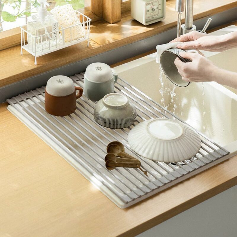 Simple Dinnerware & Utensils Drying Rack Easy, Convenient Drying