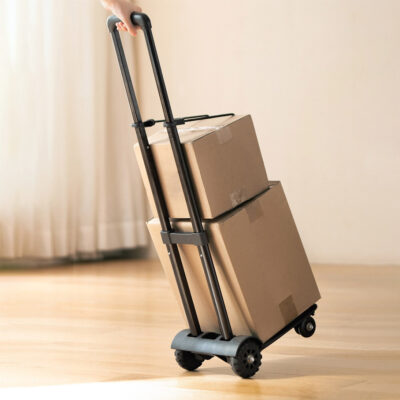 Sleek Foldable Trolley Cart Personal Hand Trolley Cart Telescopic Foldable Trolley Grocery Shopping Essentials Style Degree Sg Singapore