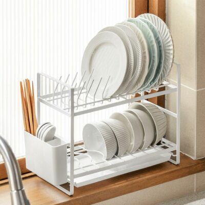 Slotted Multi-Layer Dish Drainer Rack Slotted Plate Rack Dish Drying Rack Dish Drainer Kitchen Rack Sink Rack For Dishes Style Degree Sg Singapore