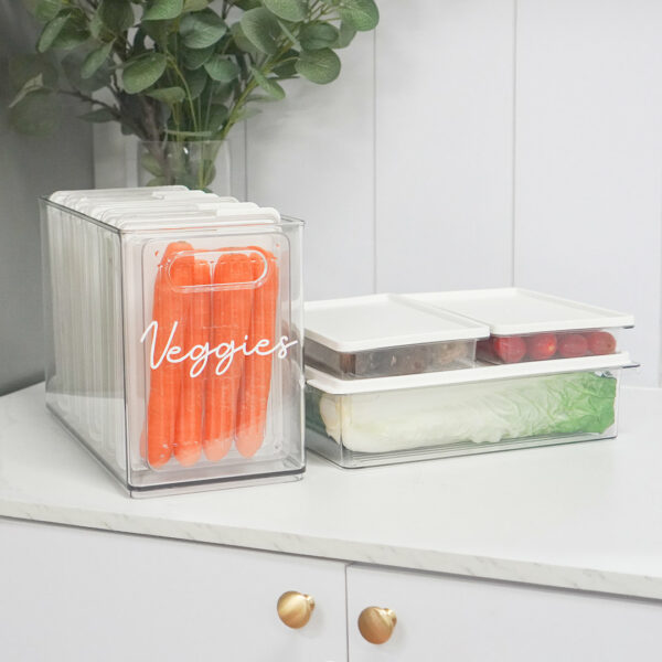 Stack & Store Fridge Container Fridge Containers With Lids Fridge Organizer Fridge Storage Kitchen Essentials Style Degree Sg Singapore