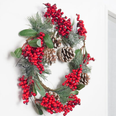 Christrmas Forest Wall Wreath Christmas Garland Mistletone Handmade Christmas Wreath Style Degree Sg Singapore