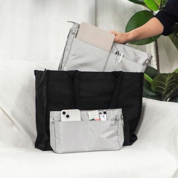 Expandable Bag-in-Bag Organizer Handbag Bag Insert Organizer Organiser Handbag Insert Pouch Style Degree Sg Singapore