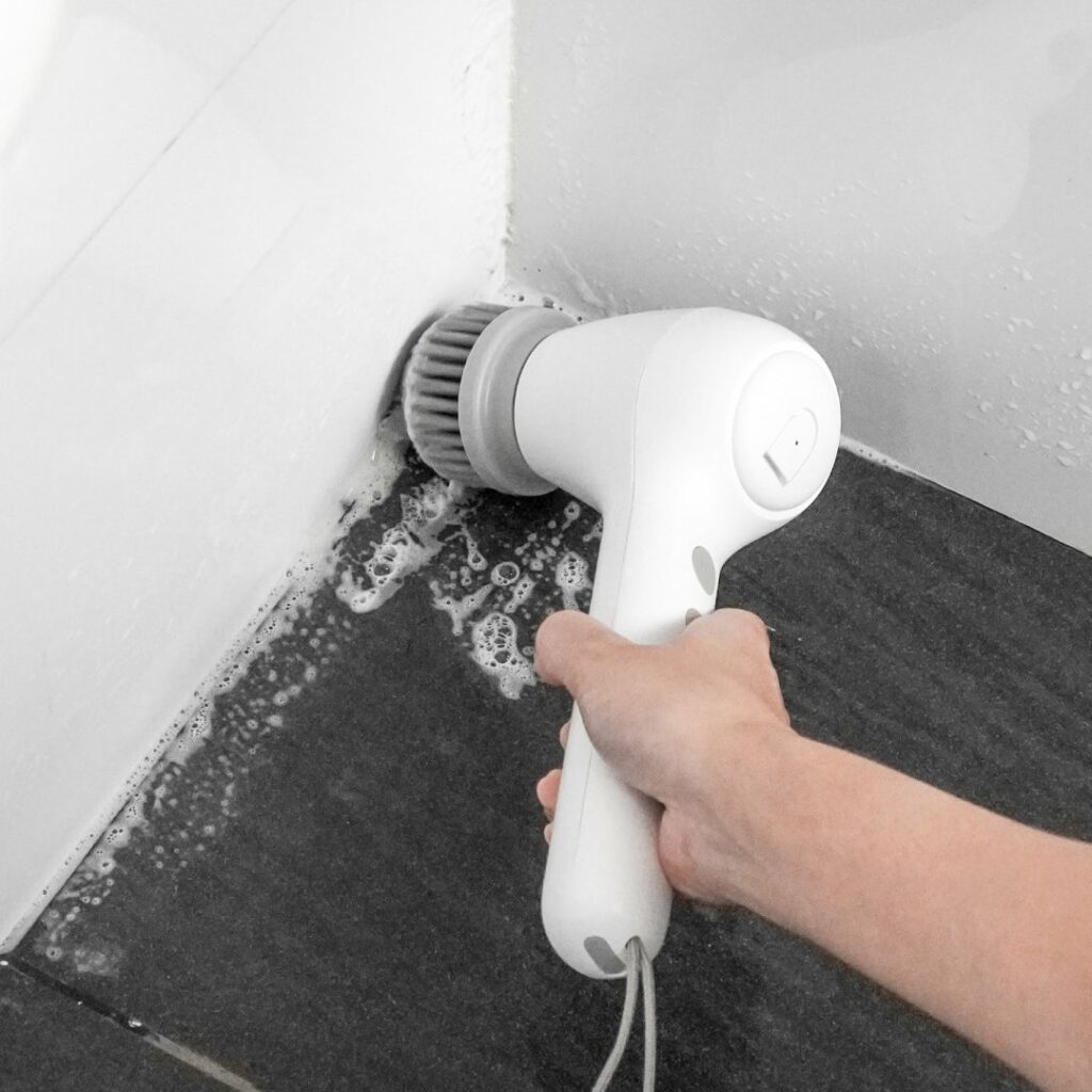 Multi-Head Electric Spin Scrubber Electric Scrub Brush For Cleaning Bathroom Shower Grout Floor Tiles Electric Scrubber Style Degree Singapore Sg