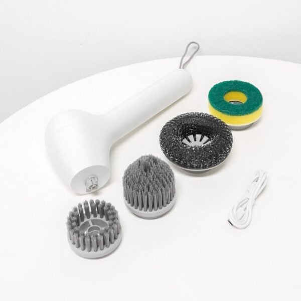Multi-Head Electric Spin Scrubber Electric Scrub Brush For Cleaning Bathroom Shower Grout Floor Tiles Electric Scrubber Style Degree Singapore Sg