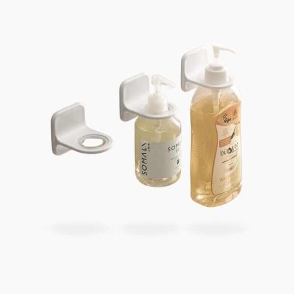 Simple Soap Bottle Wall Holder Wall Mounted Soap Dispenser Holder Pump Bottle Bracket Holder For Bathroom Aseop Soap Bottle Holder Wall mounted Style Degree Singapore Sg