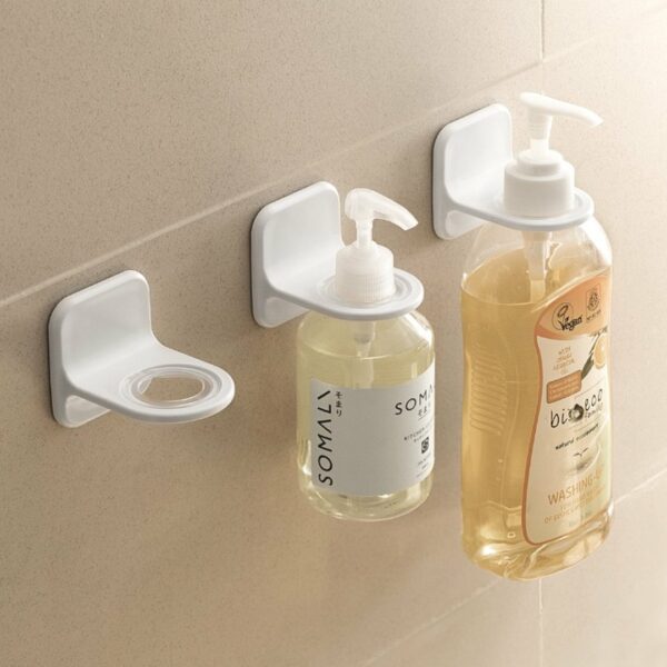 Simple Soap Bottle Wall Holder Wall Mounted Soap Dispenser Holder Pump Bottle Bracket Holder For Bathroom Aseop Soap Bottle Holder Wall mounted Style Degree Singapore Sg