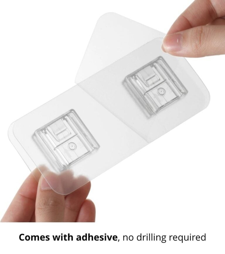 Stick & Clip Wall Mount Holder | Wall Adhesives & Holder