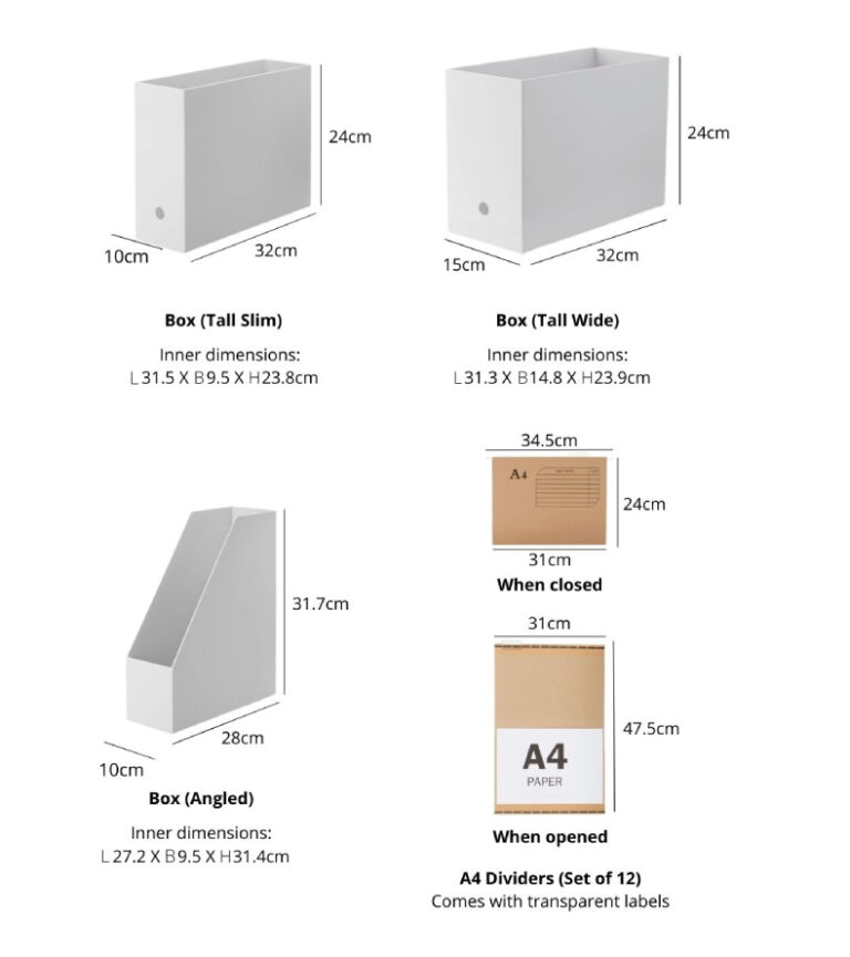Slate Customisable Document & Desk Organizer | Paper Organizer