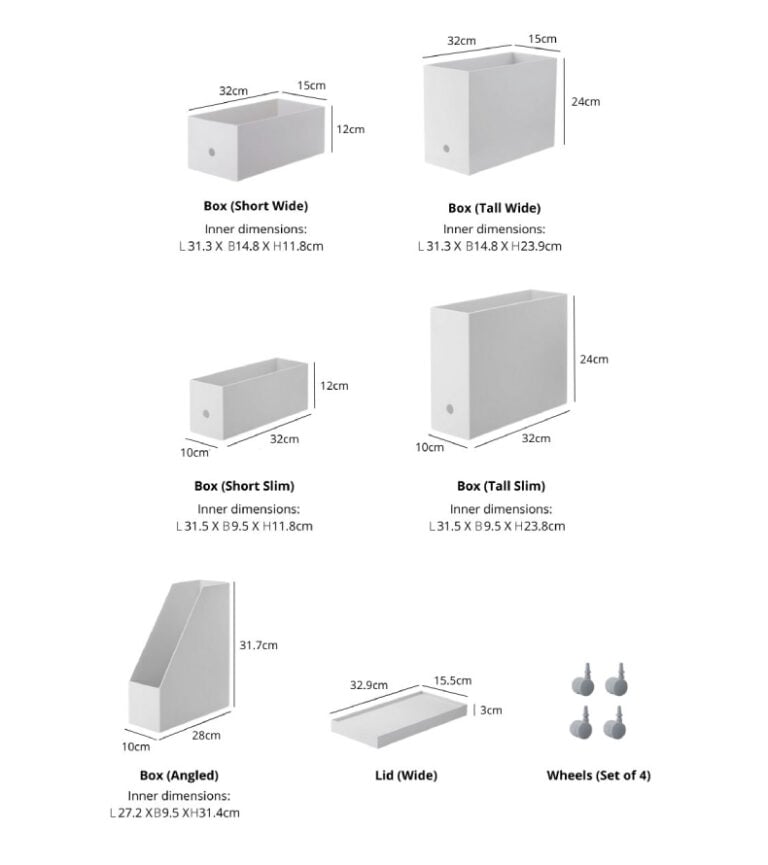 Slate Customisable Storage Box With Lid & Wheels Style Degree