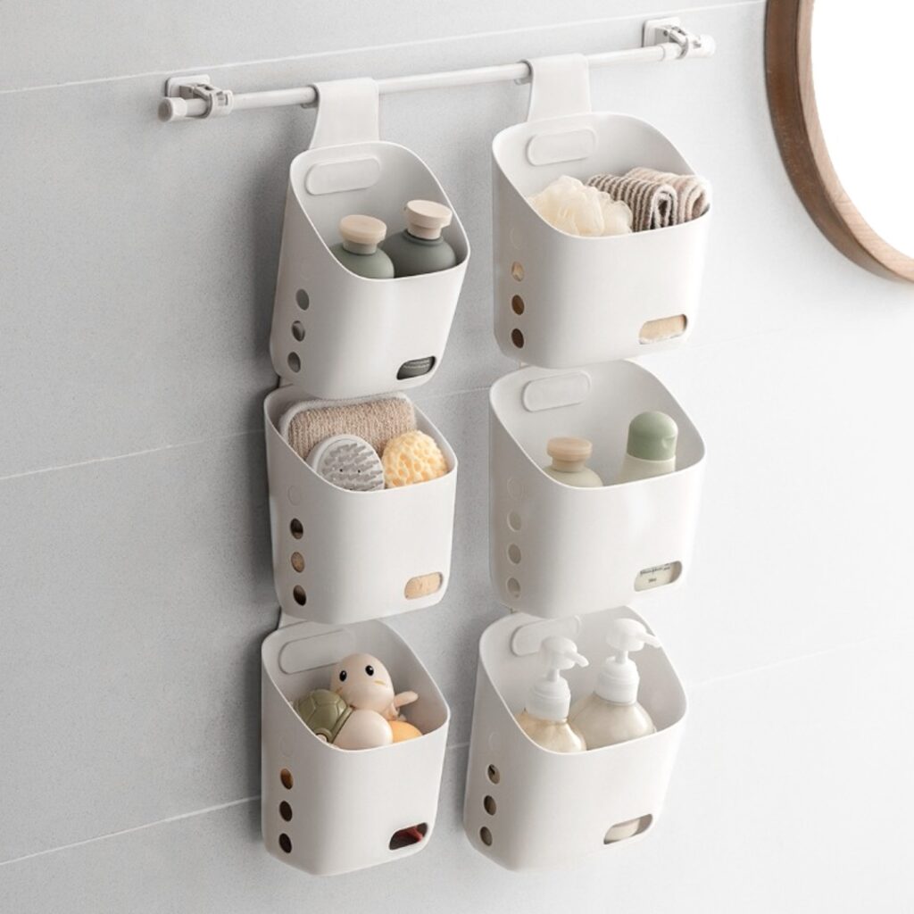Versatile Stackable Hanging Basket Kitchen Basket For Onion Garlic Hanging Basket For Kitchen Storage Bathroom Shower Caddy Bathroom Hanging Baskets Style Degree Singapore Sg