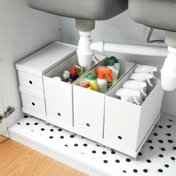 Slate Customisable Storage Box Minimalist Storage Box With Wheels Storage Box With Lid Slate White Storage Bins Style Degree Singapore Sg