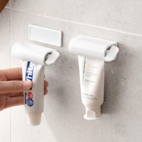 Toothpaste & Tubes Squeezer Wall Holder Easy Toothpaste Dispenser Rolling Toothpaste Squeezer Toothpaste Roller Cream Loition Squeezer Roller Bathroom Accessories Wall Mounted Style Degree Singapore Sg