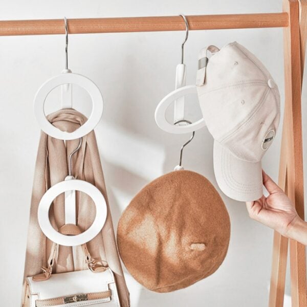 Cap & Scarf Multi Hanger Cap Hanger Rack Scarves Hanger Hat Hanger Closet Hanger For Scarves Baseball Cap Hanger Plastic Storage Holder Stackable Hanger Style Degree Singapore Sg