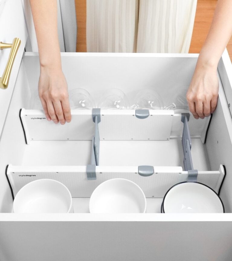 Extendly™ Adjustable Drawer Divider Set (Large) Drawer Divider For Clothes Dresser Wardrobe Dresser Drawer Dividers Deep Drawer Dividers To Separate Clothes Plastics Drawer Organizer Singapore Style Degree Sg
