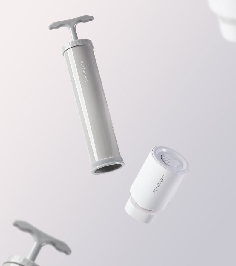ClearVacuum™ Storage Bag Hand Pump Save Space Easily