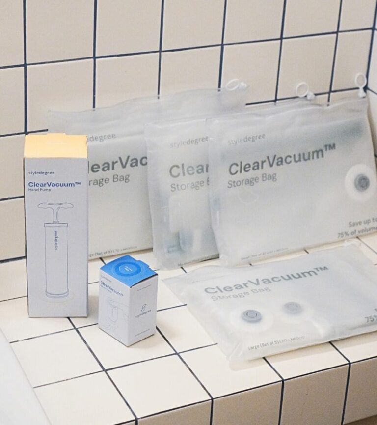ClearVacuum™ Storage Bag Vacuum Storage Bag Compressible Storage Bags Travel Vacuum Bag Compressible Vacuum Bags Set Versatile Sizes With Portable Electric Pump Hand Pump Wardrobe Closet Clothes Style Degree Singapore