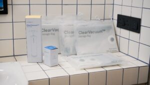 ClearVacuum Vacuum Storage Bag travel wardrobe electric pump Style Degree