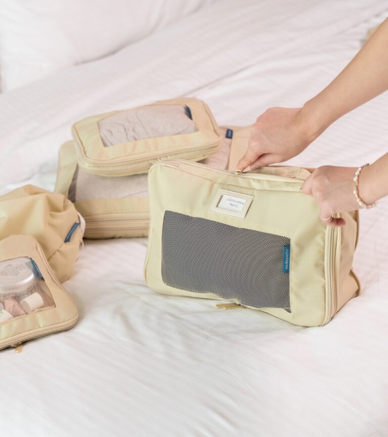 Travel Packing Bundle | Foldable Bag & Packing Cube Set