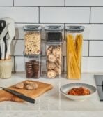 ClarityTwist™ Airtight Container Dry Food Storage Containers Set Kitchen Pantry Storage Container BPA free disherwasher safe Fridge Container With Labels Pantry Sticker Labels Singapore Sg Style Degree