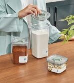 ClarityTwist™ Airtight Container Dry Food Storage Containers Set Kitchen Pantry Storage Container BPA free disherwasher safe Fridge Container With Labels Pantry Sticker Labels Singapore Sg Style Degree