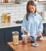 ClarityTwist™ Airtight Container Dry Food Storage Containers Set Kitchen Pantry Storage Container BPA free disherwasher safe Fridge Container With Labels Pantry Sticker Labels Singapore Sg Style Degree