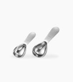 Nesting Stainless Steel Measuring Scoop (Set of 2) Pantry spoon claritytwist style degree sg singapore