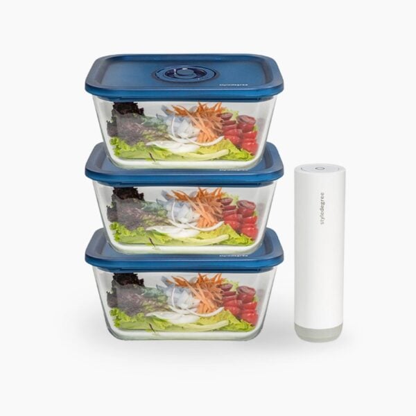 Freshly™ Vacuum Food Storage Container Airtight Food Storage Container Leakproof Dishwasher Safe Oven Safe Glass Storage Container BPA free food storage container Vacuum Food Containers Style Degree Singapore Sg