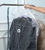ClearVacuum™ Hanging Vacuum Storage Bag Set Travel Luggage Wardrobe Clothes Storage Style Degree