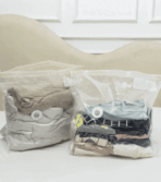 ClearVacuum™ Dumpling Vacuum Storage Bag Set Travel Luggage Wardrobe Clothes Storage Style Degree