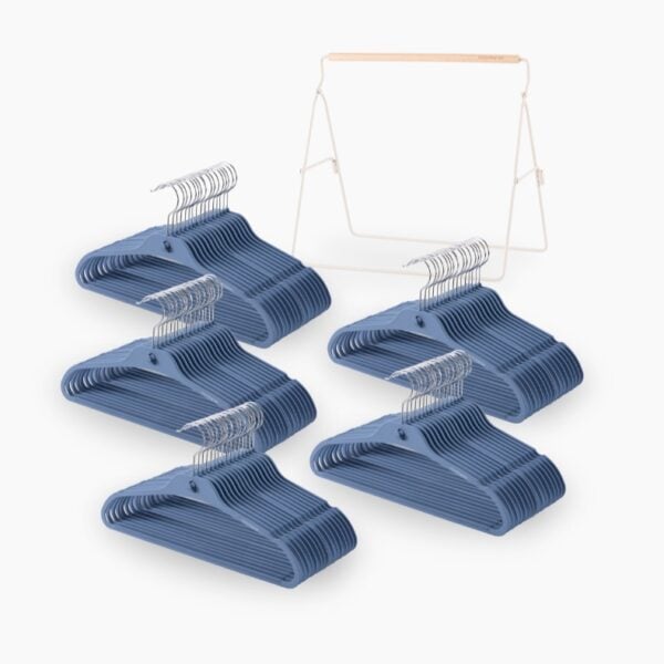 GoodFit Non-Damaging Clothes Hanger Set of 80 with organizer wardrobe Style Degree