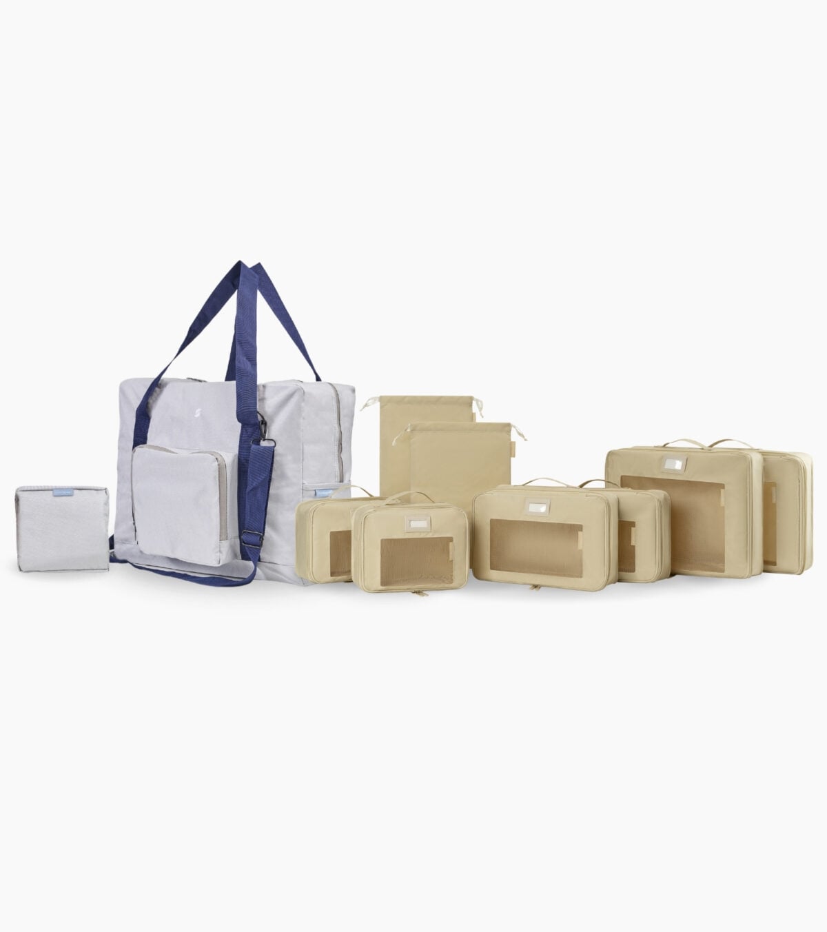Travel Packing Bundle | Foldable Bag & Packing Cube Set