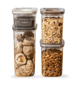 ClarityTwist™ Airtight Container Dry Food Storage Containers Tritan Set Kitchen Pantry Storage Container BPA free disherwasher safe Fridge Container With Labels Pantry Sticker Labels Singapore Sg Style Degree