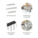 Steely™ Foldable Over-The-Sink Drying Rack - Image 5