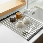 Steely™ Foldable Over-The-Sink Drying Rack - Image 2