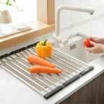 Steely™ Foldable Over-The-Sink Drying Rack - Image 4